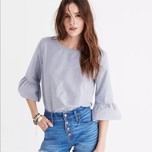 Madewell bell sleeved top